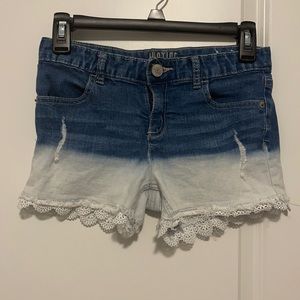 Girls Justice Ombre Denim Shorts
